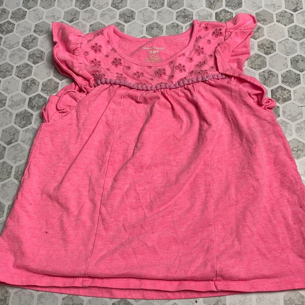 Garanimals 5T Pink Sleeveless Blouse